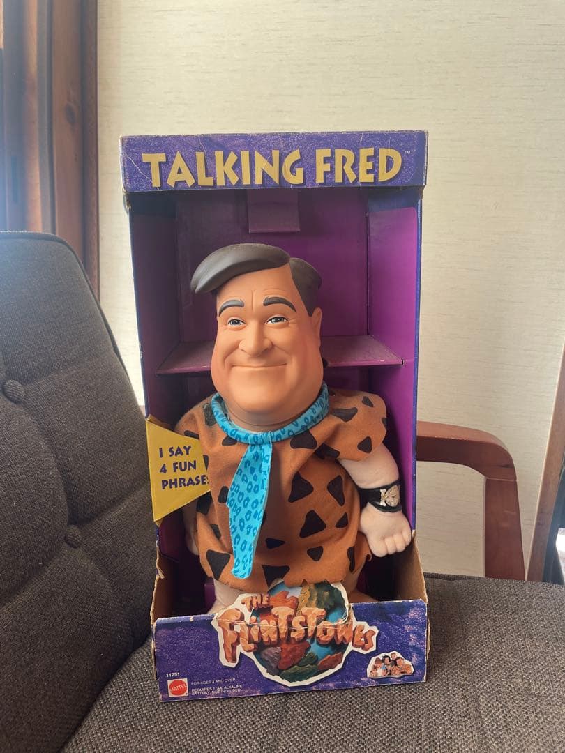 フレッド・フリントストーン トーキングフィギュア(ジャンク)動作未確認
