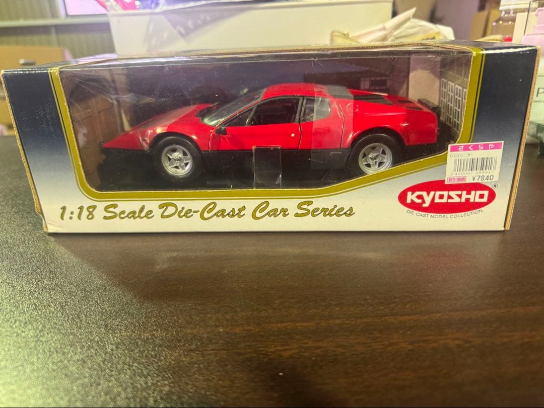 s1633 旧 京商 1976 フェラーリ 512BB 赤 レッド 前期型