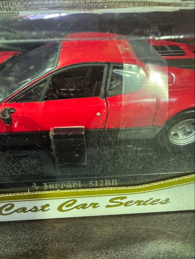 s1633 旧 京商 1976 フェラーリ 512BB 赤 レッド 前期型