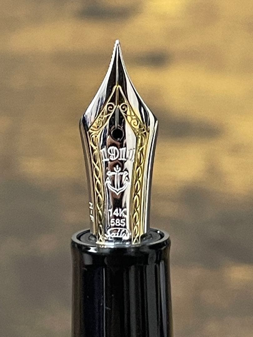 試筆のみ　バイカラー　旧ニブ　シグマ　Σ プロギアスリム　セーラー　万年筆　F