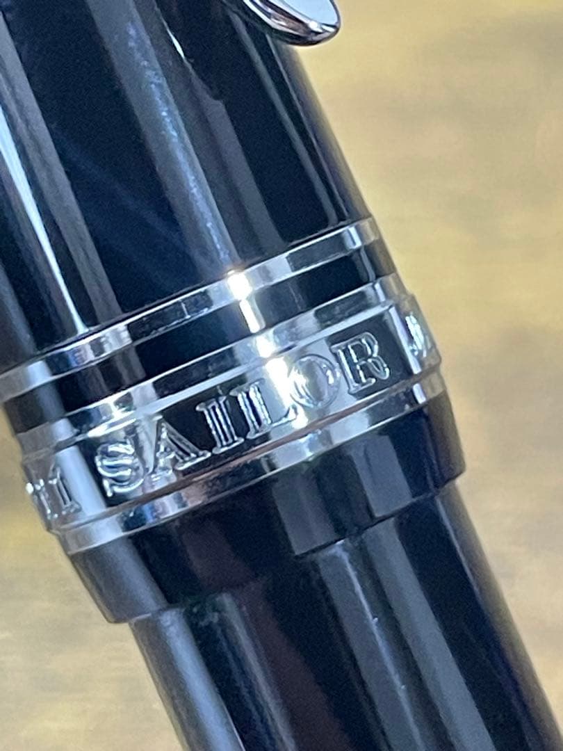 試筆のみ　バイカラー　旧ニブ　シグマ　Σ プロギアスリム　セーラー　万年筆　F