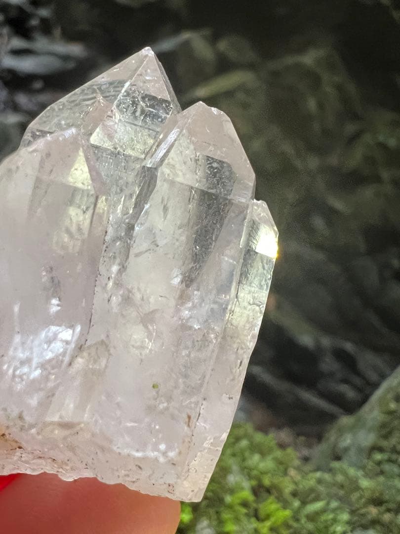 龍脈の精髄 虹入りカテドラル水晶宝石質AAA （売上の一部は保護猫活動に使用）