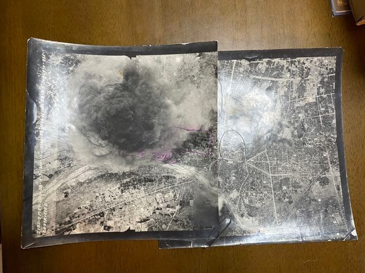 戦争当時の空撮・攻撃時の写真