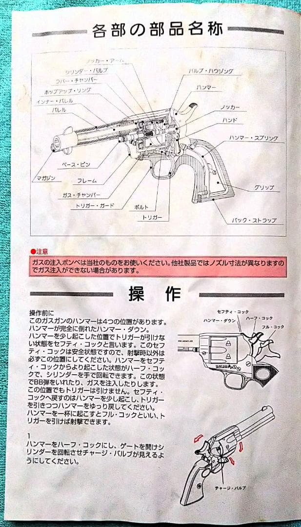 COLT SINGLE ACTION ARMY .45 モデルガン