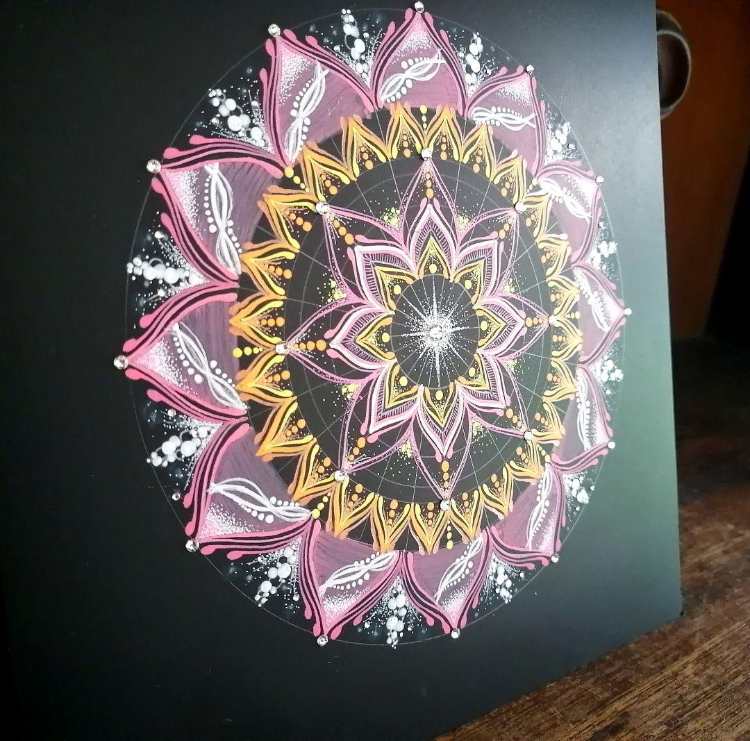 点描曼荼羅アート【大天使ガブリエル】