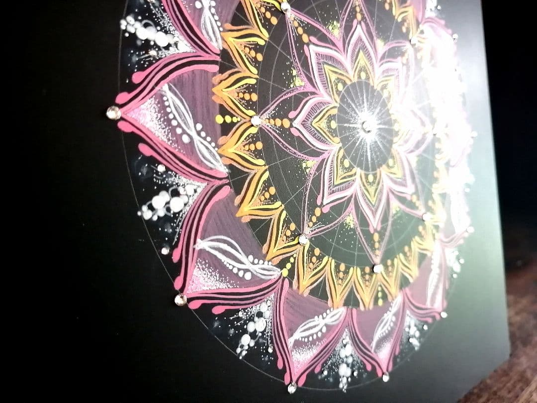 点描曼荼羅アート【大天使ガブリエル】