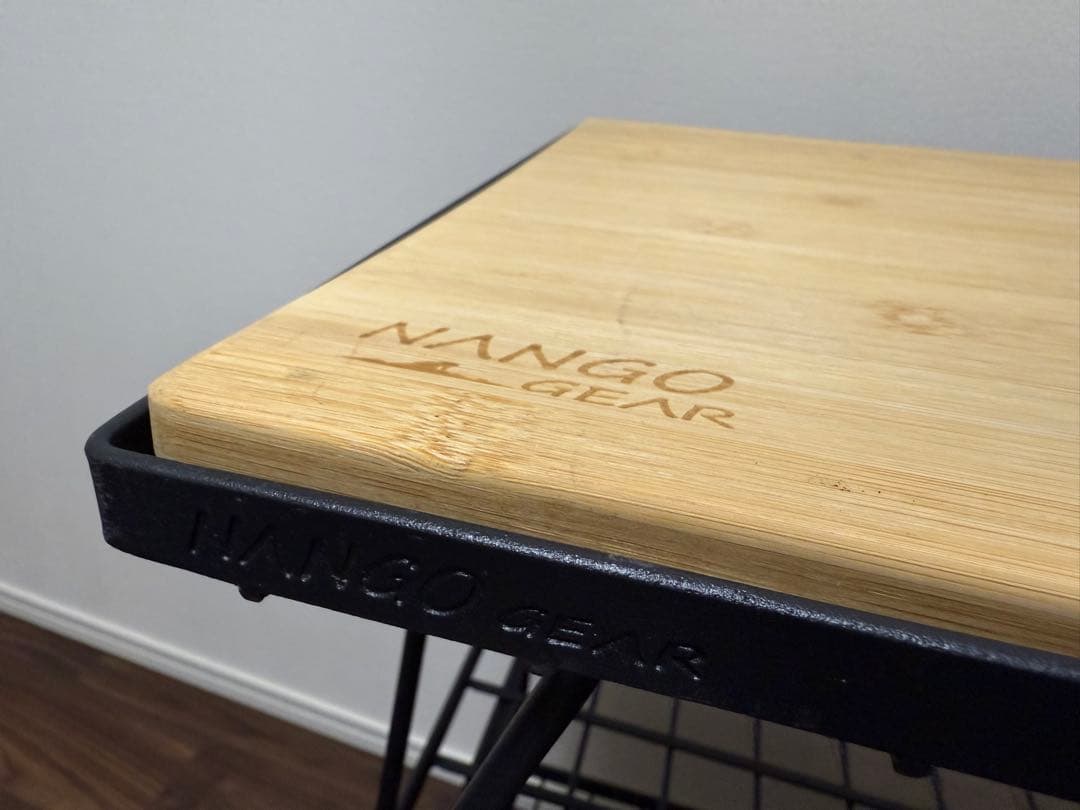 【セット】収納バッグ＆NANGOGEAR フィールドラック3枚＋竹製天板