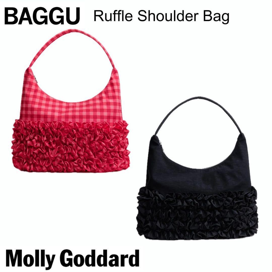 Molly Goddard× BAGGU ギンガムショルダーバッグ