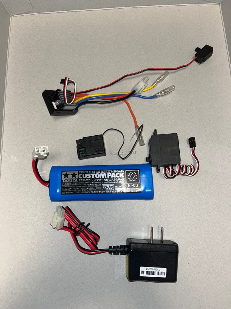 【中古】タミヤ　ファインスペック2.4G 電動RCドライブセット