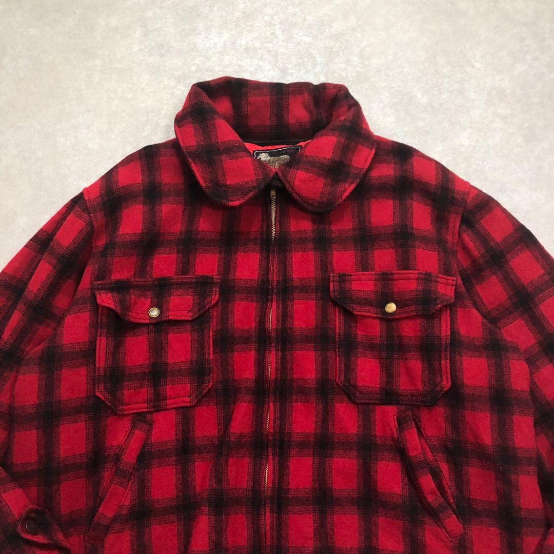 70s-80sヴィンテージUSA製ウールリッチドリズラージャケットTALON