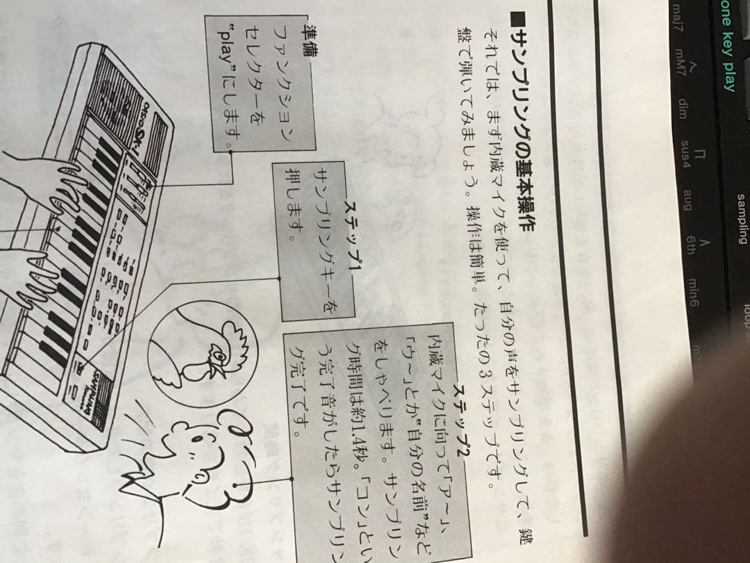 CASIO SK-1 サンプリングキーボード　美品　ACアダプタ　取説　元箱付