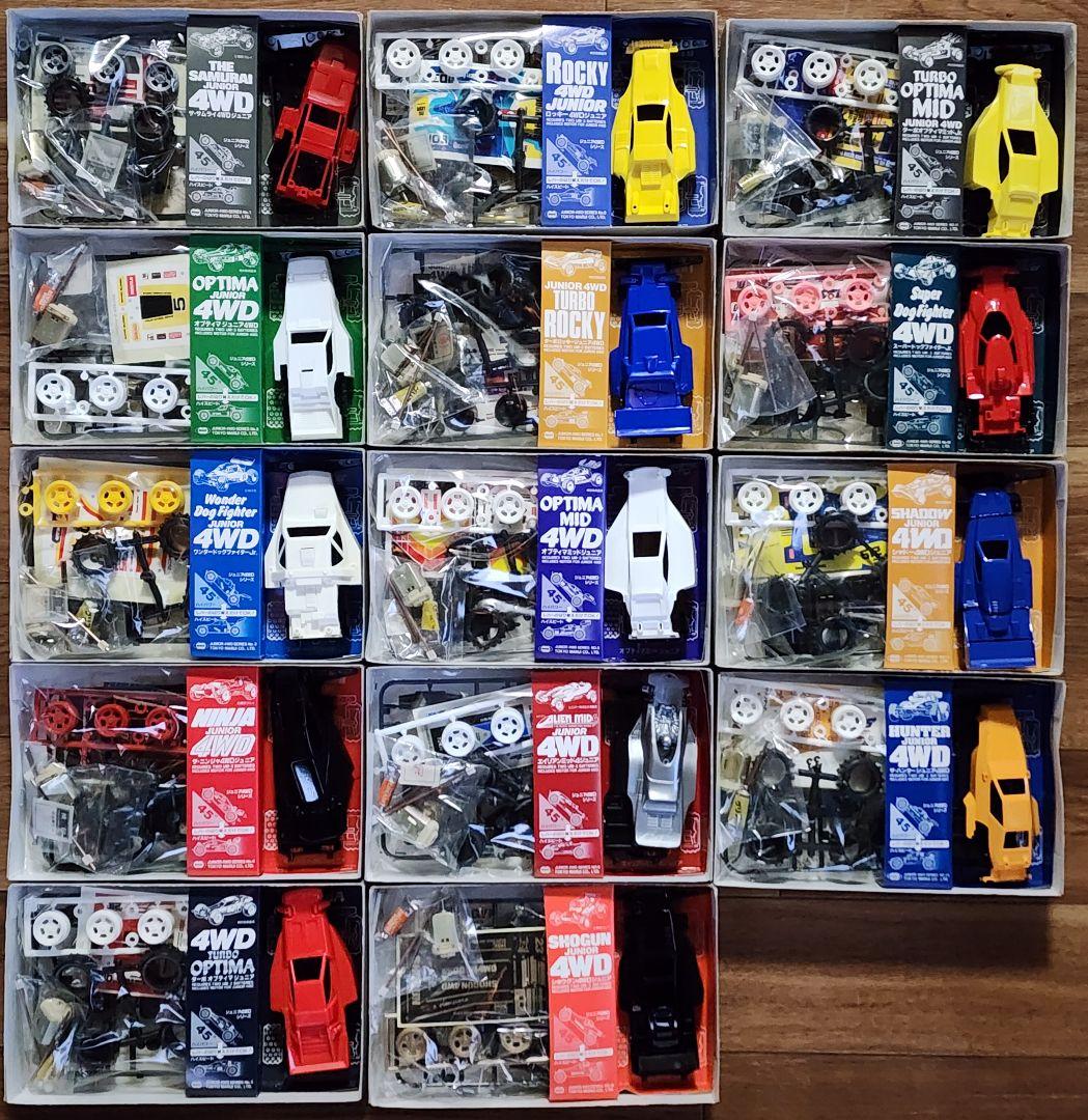 【新品未組立】全14種フルコンプセット 東京マルイ1/32ジュニア4WDシリーズ