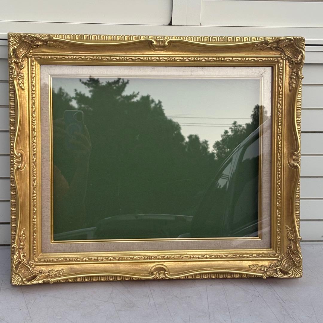 アンティーク調　額装　額