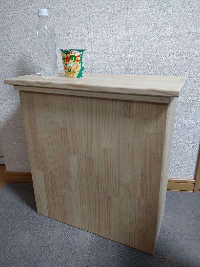 ☆完成品☆折りたたみできる レジカウンター 収納棚付☆