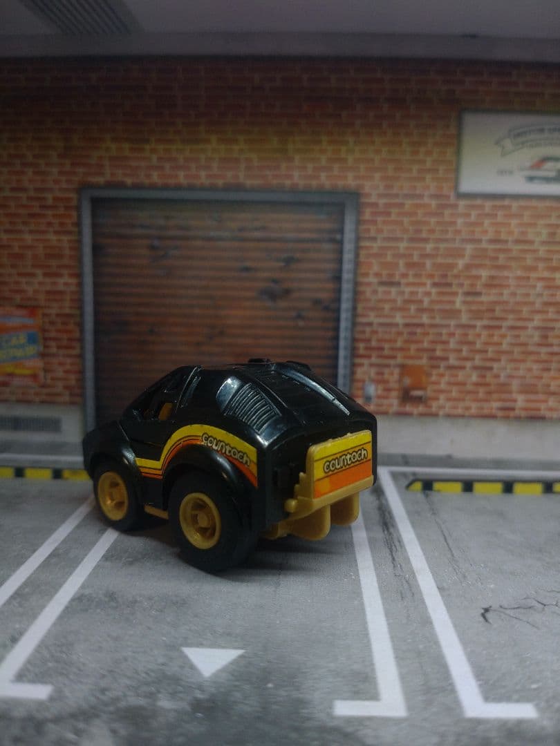 当時物　タカラ　豆ダッシュ　チョロQ　A-2 カウンタック ブラックエンペラー