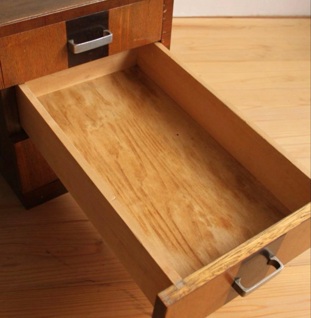 机　テーブル　文机　木製　引き出し　古道具　古家具　アンティーク　ビンテージ