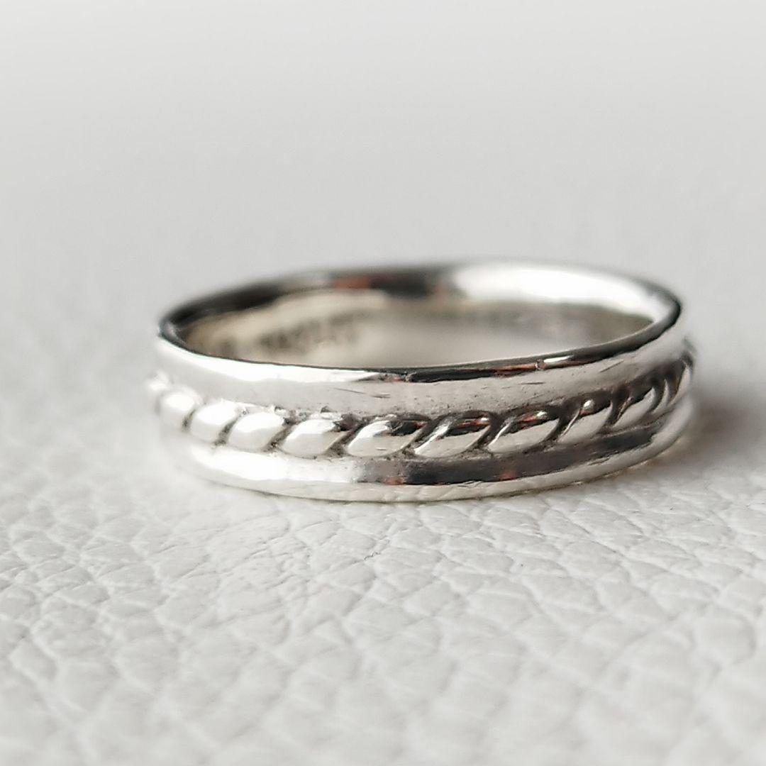 ジャンポール・ゴルチエ　指輪　16号　ロープモチーフ　シルバー925