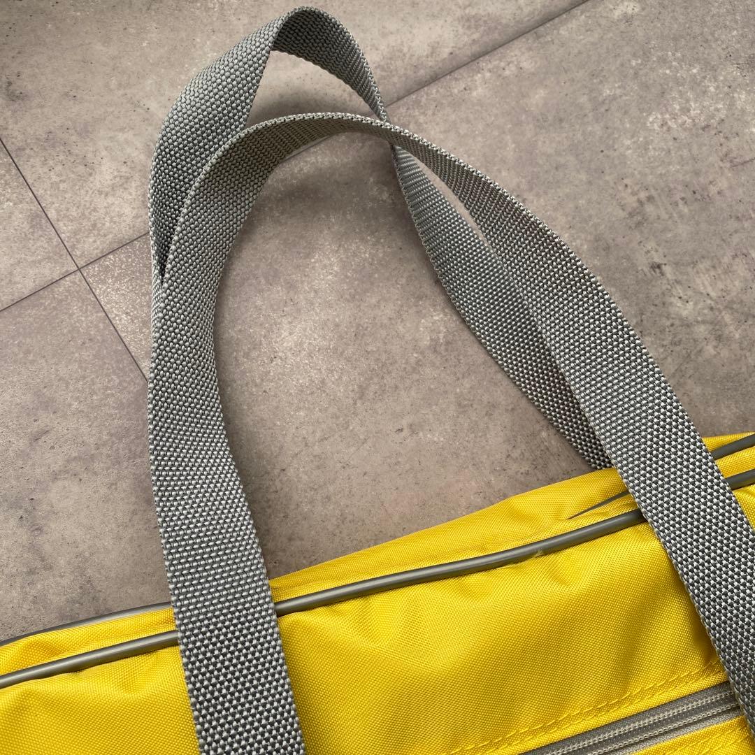 ワッぺ イエロー 黄色 旧型 ワールドペガサス スクバ スクールバッグ　Y2K