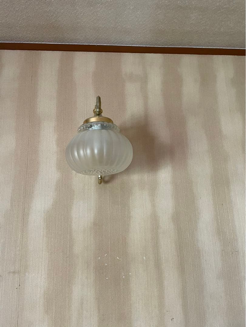 アンティーク昭和レトロ6灯x1と1灯x1シャンデリア