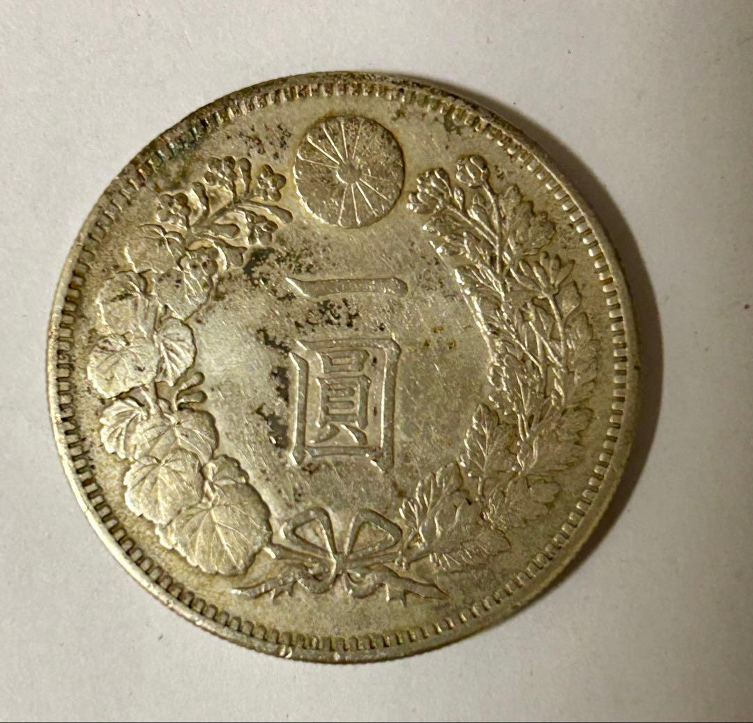 1円銀貨4枚セット 明治27・28・45年 大正3年　一圓銀貨　円銀