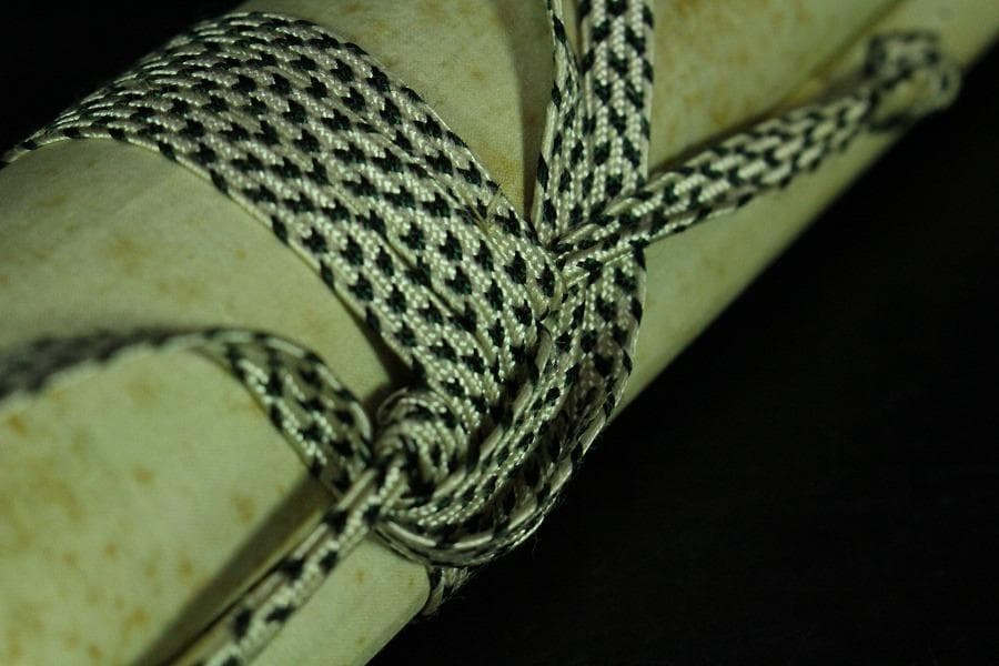 大田垣蓮月 筆 短冊 和歌 軸(K-YC545)