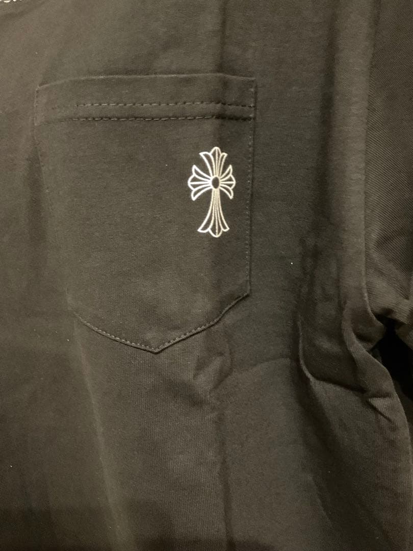 【新品・未使用】CHROME HEARTS ブラック Tシャツ　Lサイズ