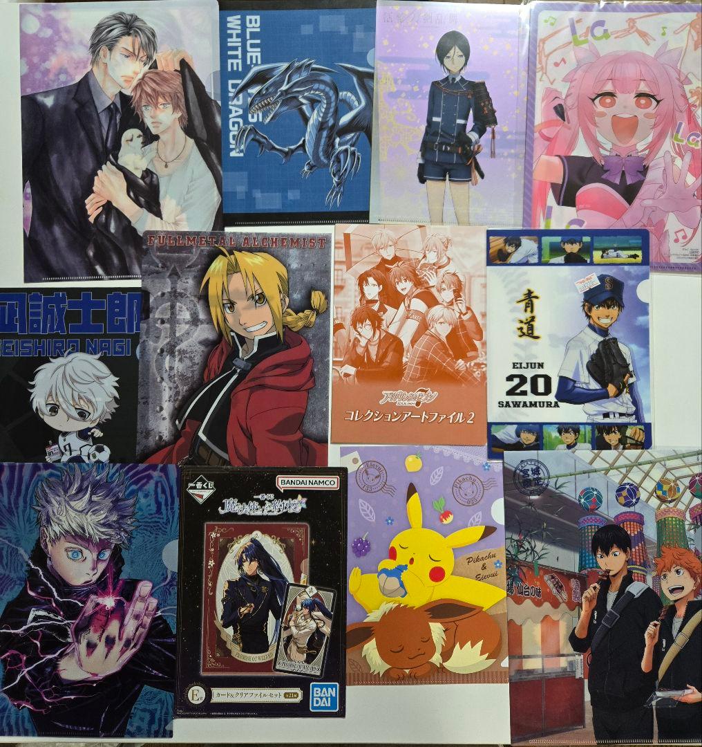 アニメグッズ キャラクターグッズ クリアファイル まとめ売り 300枚以上