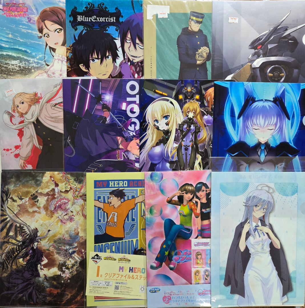アニメグッズ キャラクターグッズ クリアファイル まとめ売り 300枚以上
