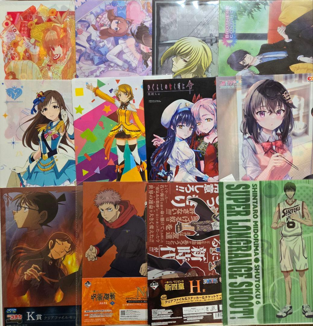 アニメグッズ キャラクターグッズ クリアファイル まとめ売り 300枚以上