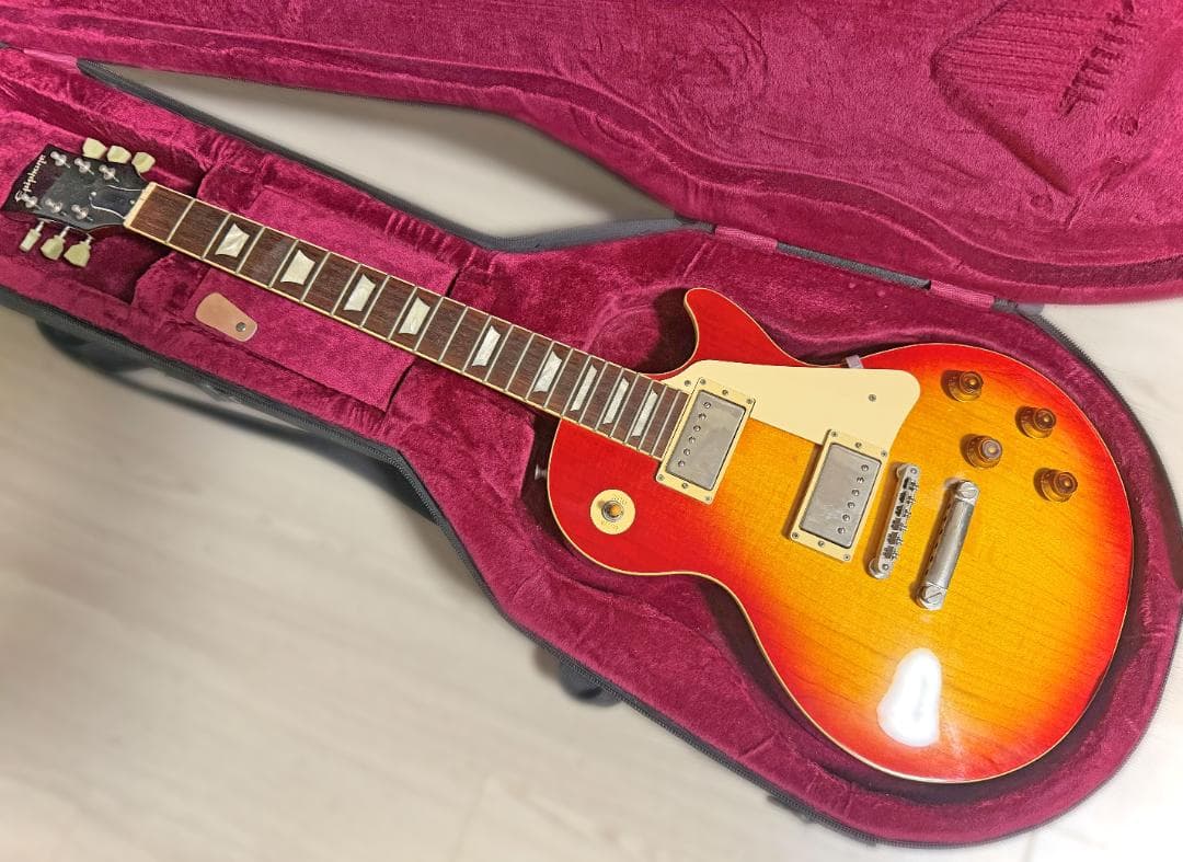 【都内手渡しのみ】Epiphone LPS-80 レスポール セミハードケース付