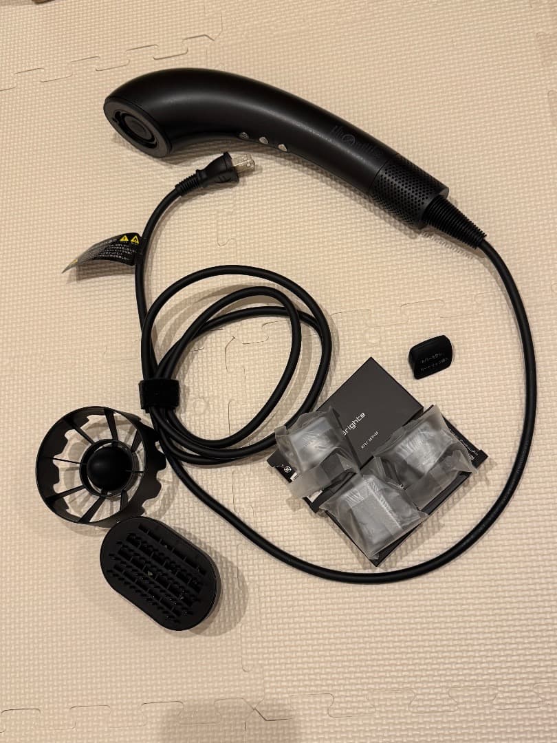 bright ヘアドライヤー(使用品)　セラムミスト3個付き(新品未使用)