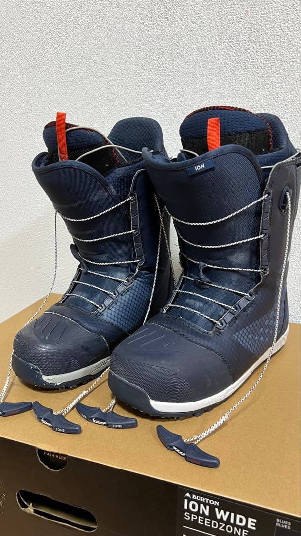 スノーボードブーツ 28.5cm ネイビーカラー　ハイカット