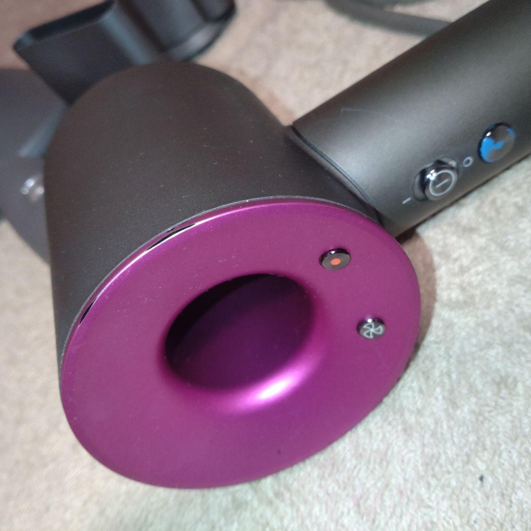 点検メンテ清掃済 ダイソン Dyson ドライヤー ヘア 機能稼働良好　箱他付き