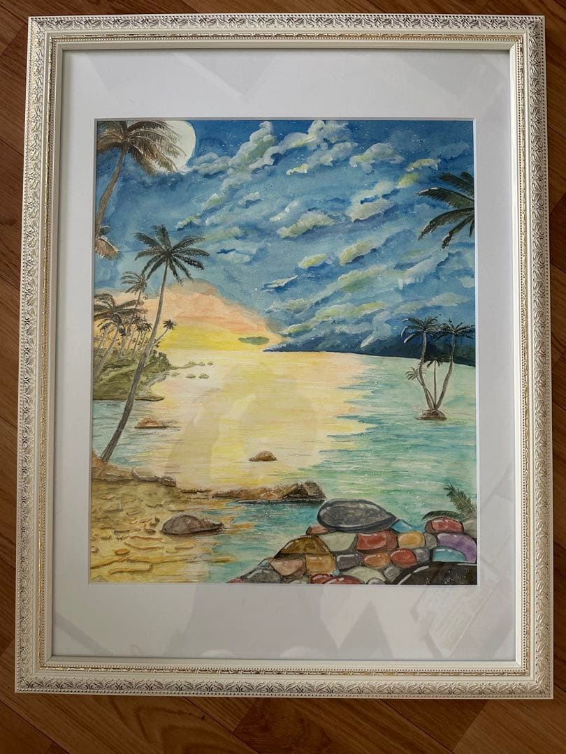 癒しの絵　水彩画　原画