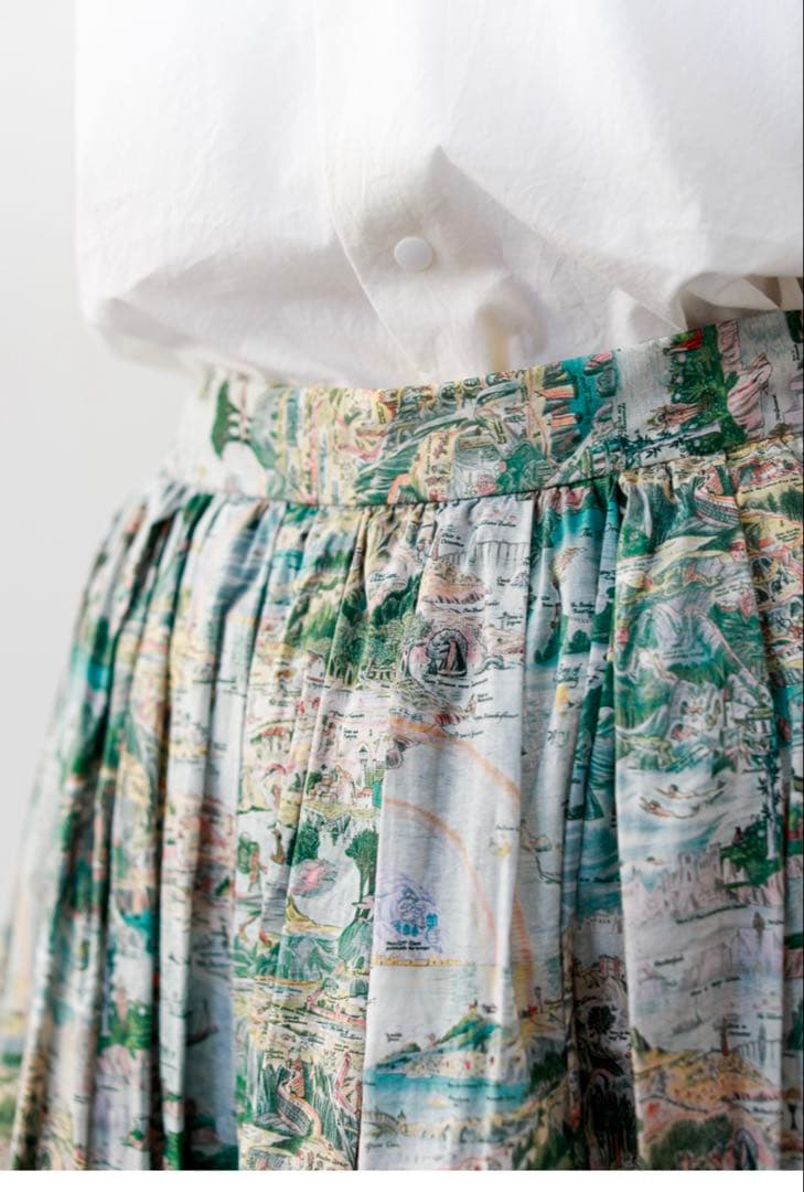 YAECA ヤエカ リバティ柄タックキュロット STORY 