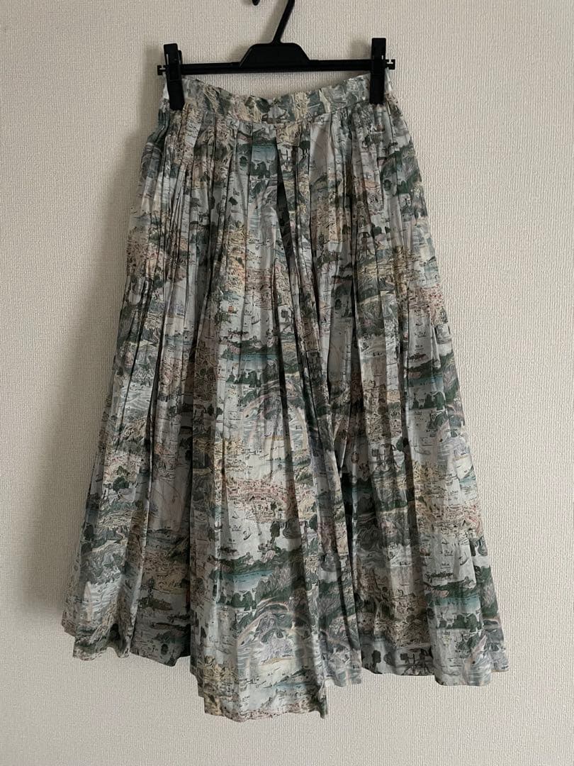 YAECA ヤエカ リバティ柄タックキュロット STORY 