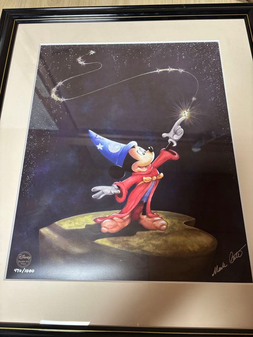 週末期間限定値下げ♡ ミッキーの魔法使い 限定版アート