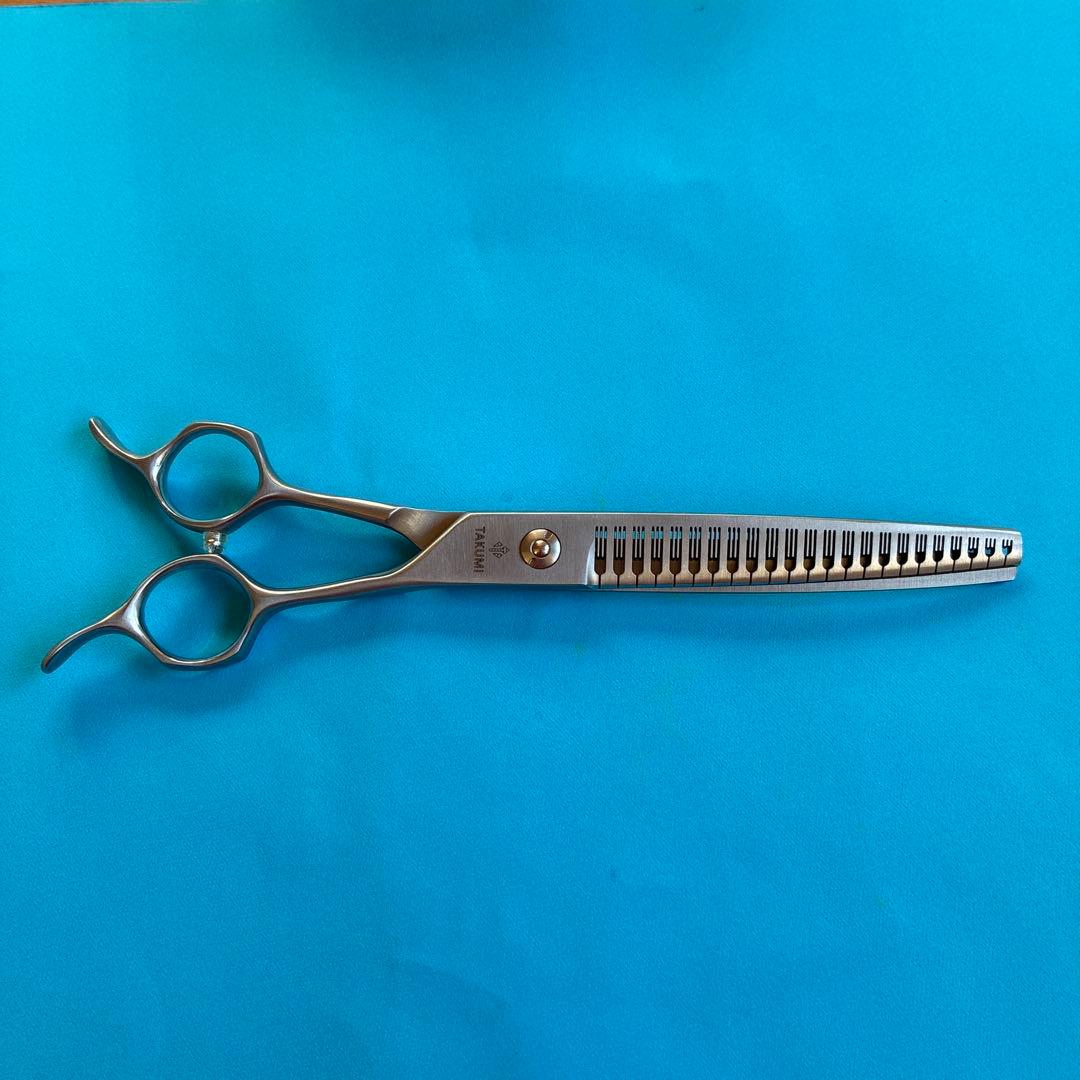 犬用セニングシザー 7インチ ステンレス ワンダーカーブシザー