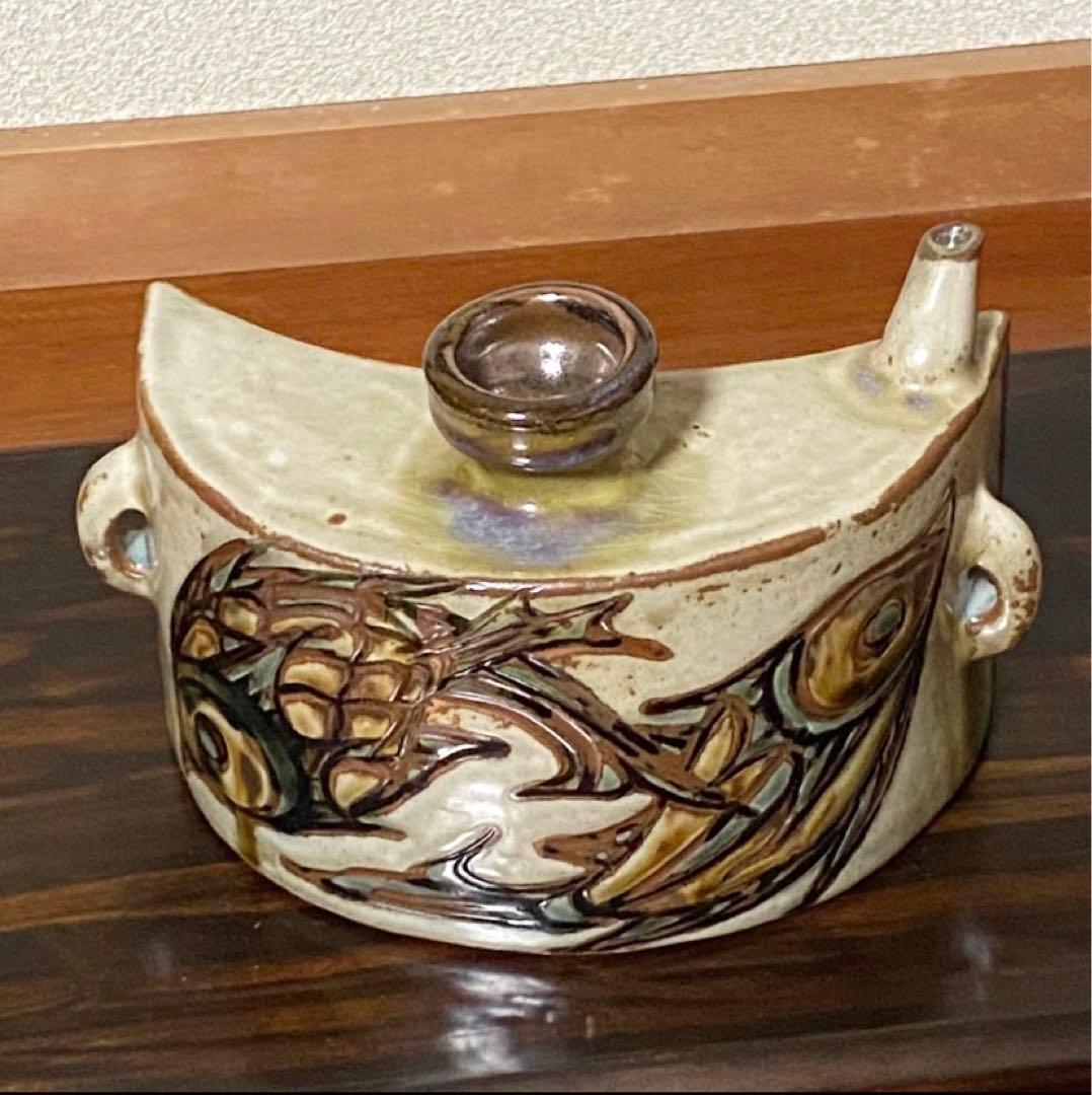 やちむん壺屋焼 金城須美子(金城次郎の長女) 抱瓶