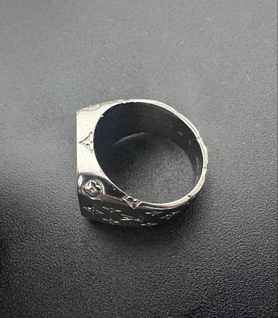 Louis Vuitton ブラック シルバーリング