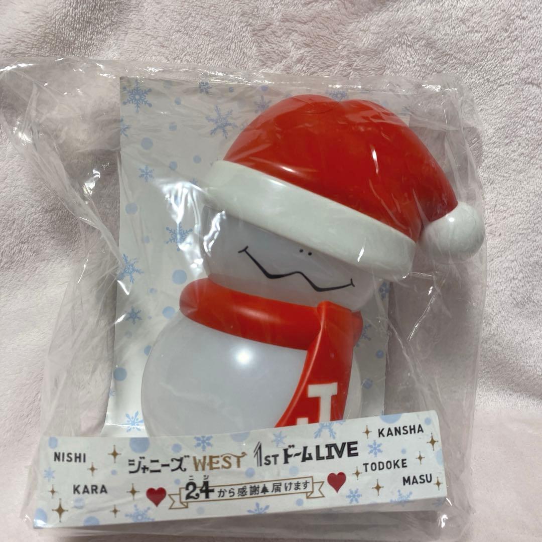WEST. ペンライト　雪だるま　24魂　24から感謝届けます