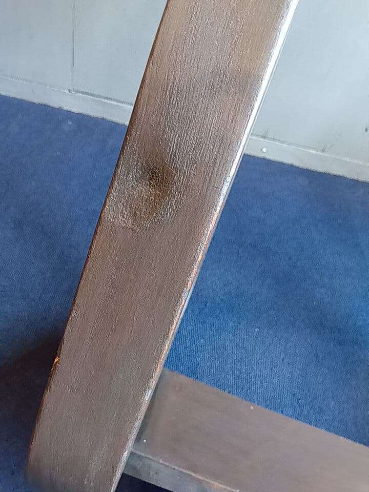 楕円形 木製テーブル　レトロ　ヴィンテージ