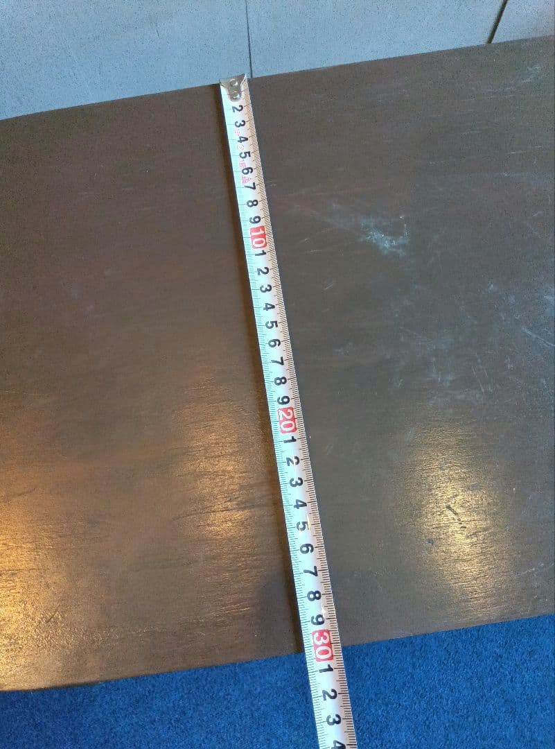 楕円形 木製テーブル　レトロ　ヴィンテージ