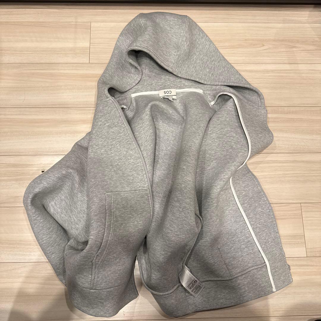 COS オーバーサイズ グレー パーカー Lサイズ