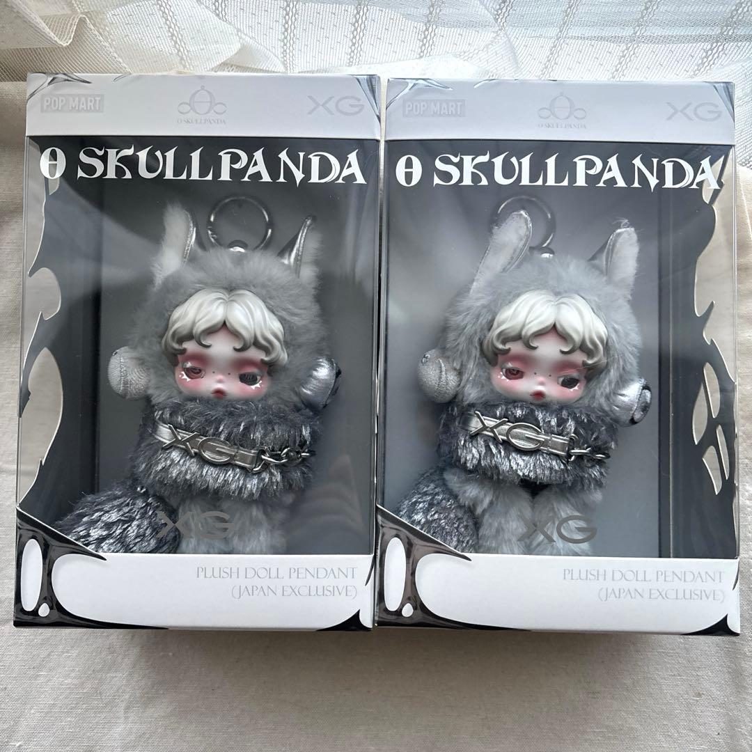 《匿名配送　明日発送》　スカルパンダ　XG 正規品 ぬいぐるみペンダント