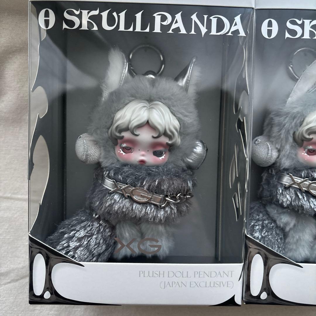《匿名配送　明日発送》　スカルパンダ　XG 正規品 ぬいぐるみペンダント