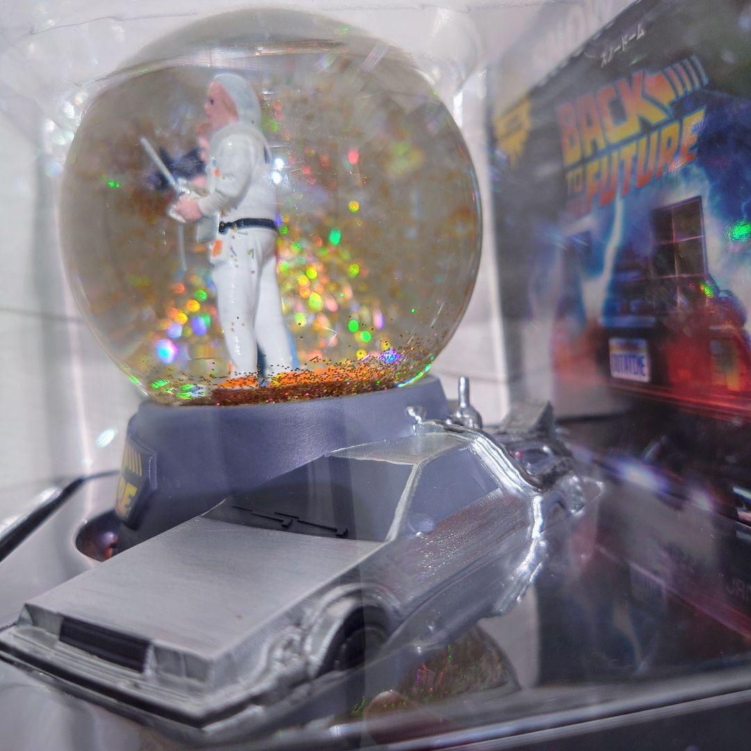 ※ラスト※超希少 バックトゥザフューチャー スノードーム デロリアン 40周年