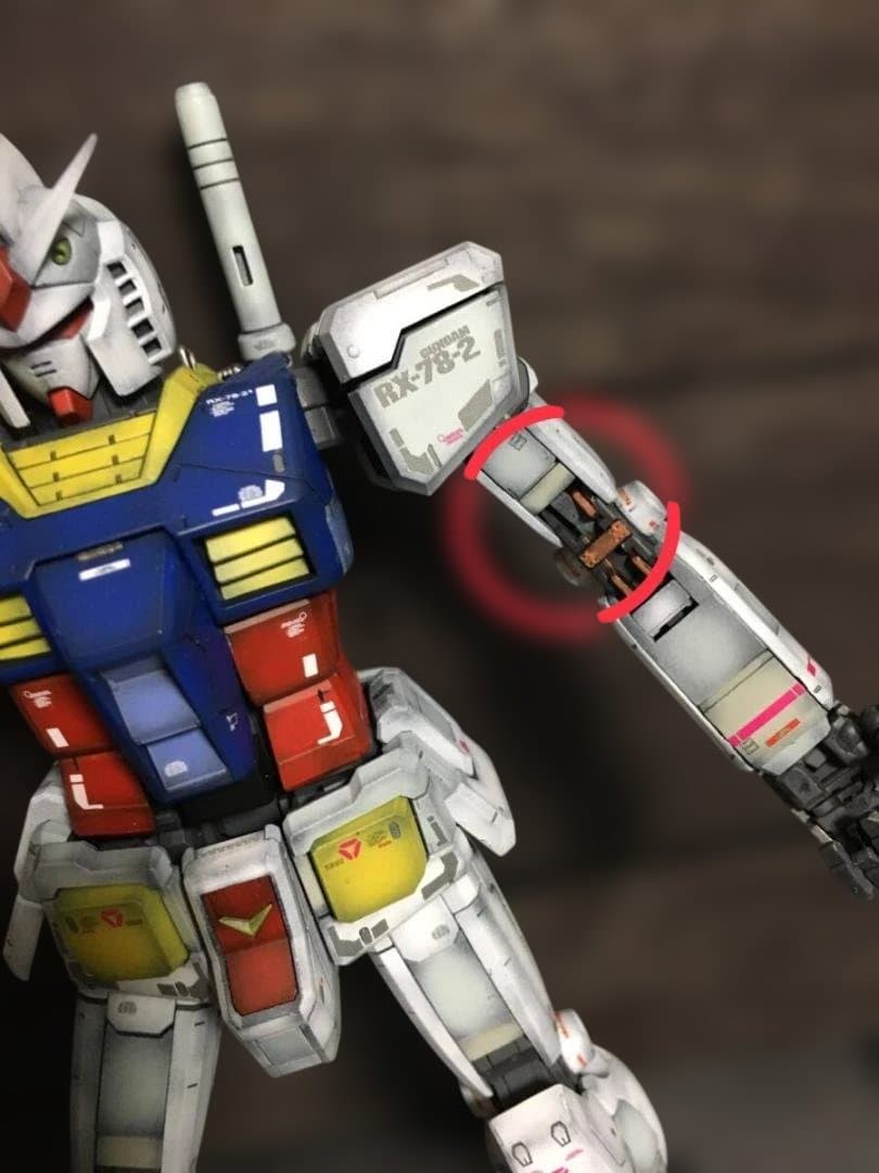 MG 1/100 RX-78-2 ガンダムVer.3.0　全塗装完成品