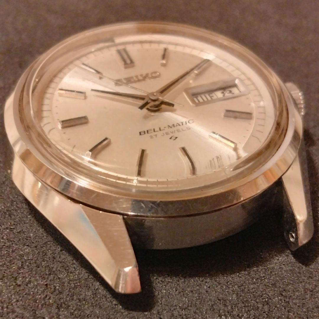 セイコー 機械式時計 BELL MATIC 自動巻き シルバー 本体のみ