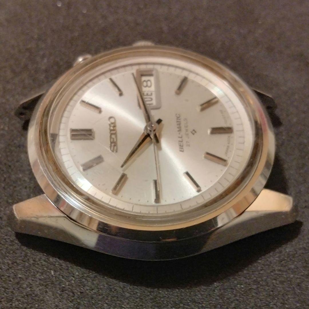 セイコー 機械式時計 BELL MATIC 自動巻き シルバー 本体のみ